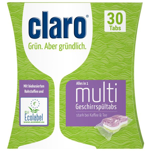Geschirrspül-Multi Tabs 30 Stk. - CLARO