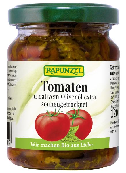 Tomaten getrocknet in Olivenöl 120 g