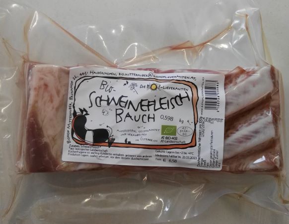 Schweinefleisch Bauch (€ 11,-/kg)