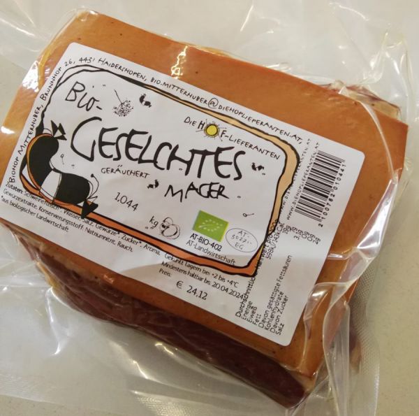 Geselchtes zum Kochen - mager (€ 23,10/kg)