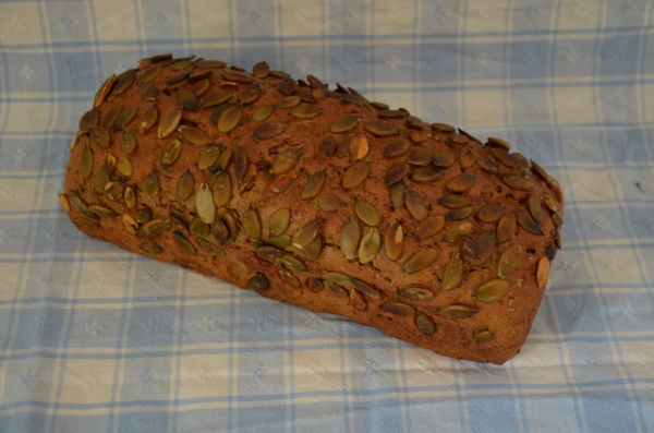 Kürbiskernbrot, kastenform