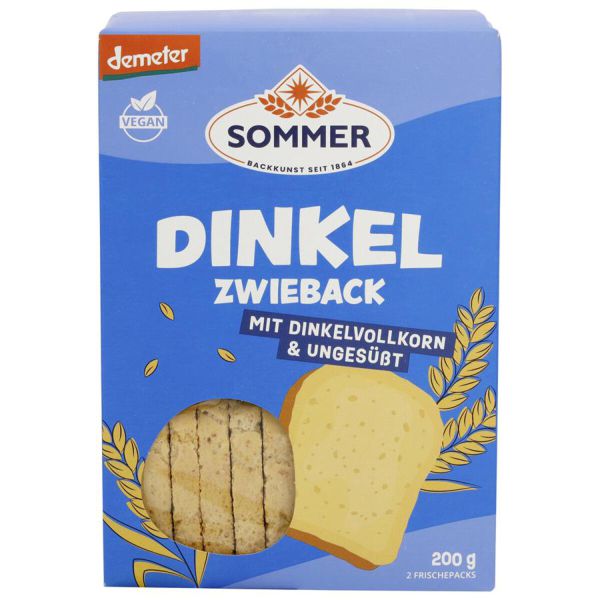 Dinkel Zwieback ungesüßt
