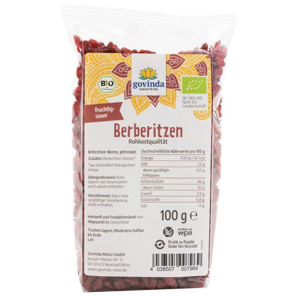 Berberitzen getrocknet