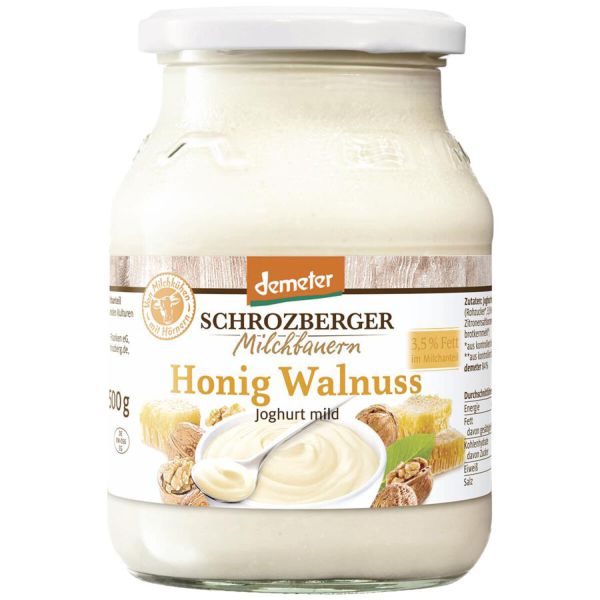 Joghurt Honig Walnuss Demeter