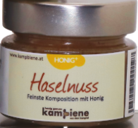 Honig + Haselnuss cremig gerührt