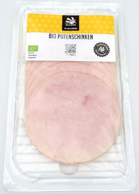 Putenschinken aufgeschnitten, 80g