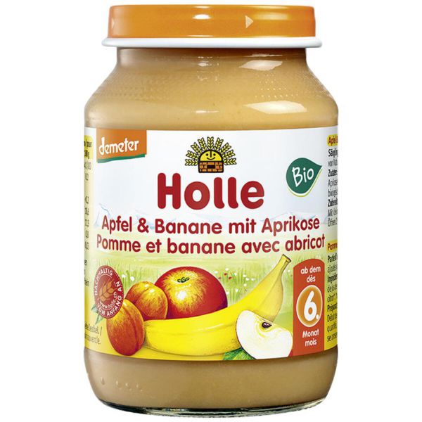 Holle Babybrei Apfel & Banane mit Aprikose 190 g