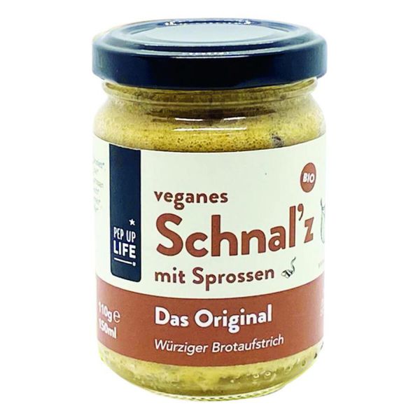 Veganes Schnal'z mit Sprossen