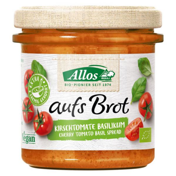 Aufstrich Auf's Brot Kirschtomate Basilikum 140 g