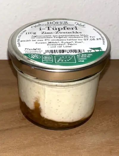 i Tüpferl Zimt Zwetschge Joghurtcreme