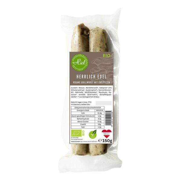 Herrlich Edel (vegane Pilz-Wurst)