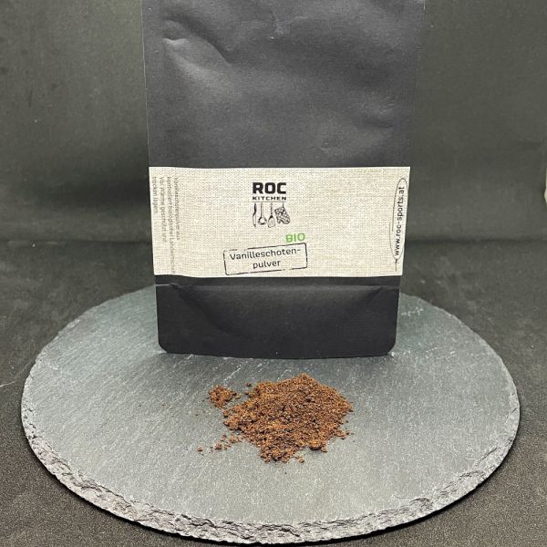 ROC-Kitchen Bio Vanilleschotenpulver (Echte Vanille aus Madagaskar)