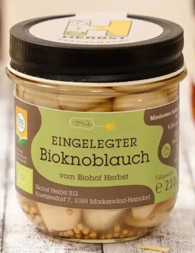 Knoblauch eingelegt