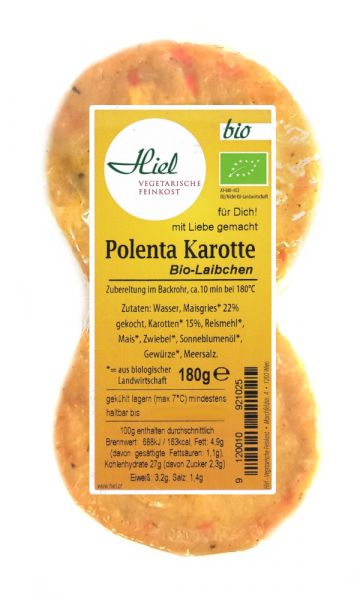 Laibchen Polenta-Karotte