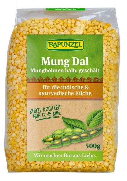 Mung Dal (Mungbohnen halb, geschält)