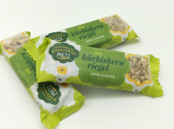 Kürbiskern-Müsliriegel Apfel-Hafer