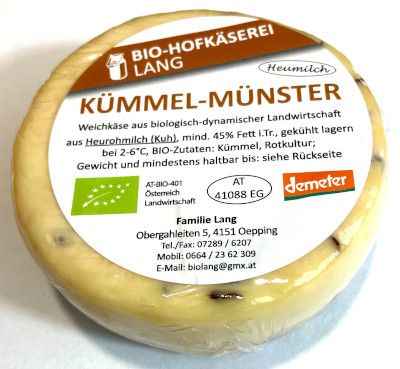 Münster mit Kümmel (€ 24,90/kg)