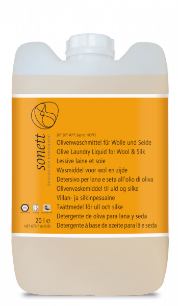 Oliven Waschmittel Wolle + Seide