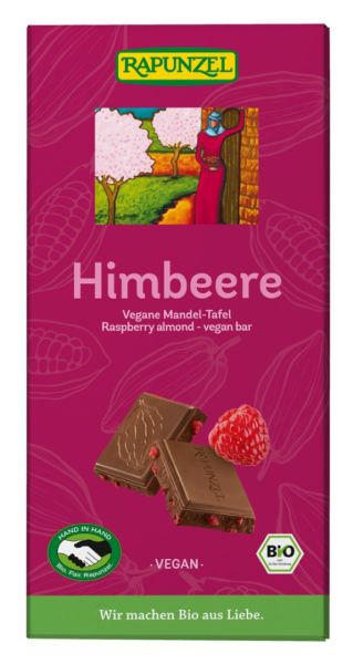 Himbeer Mandel-Tafel (vegan)