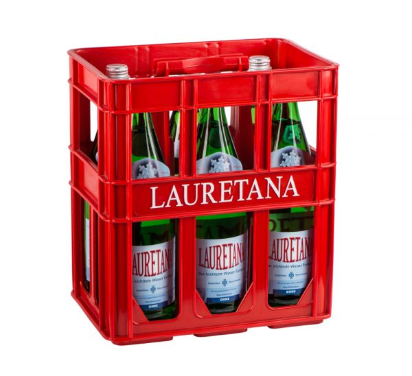 Lauretana-Kiste Mineralwasser ohne