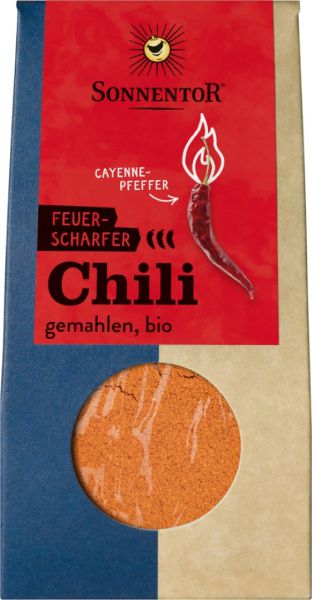Chili gemahlen (feuerscharf)