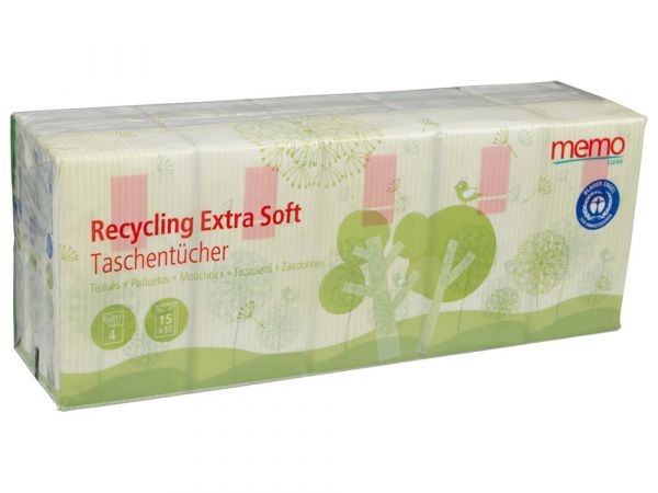 Taschentücher Recycling Extra Soft - 15 Packungen