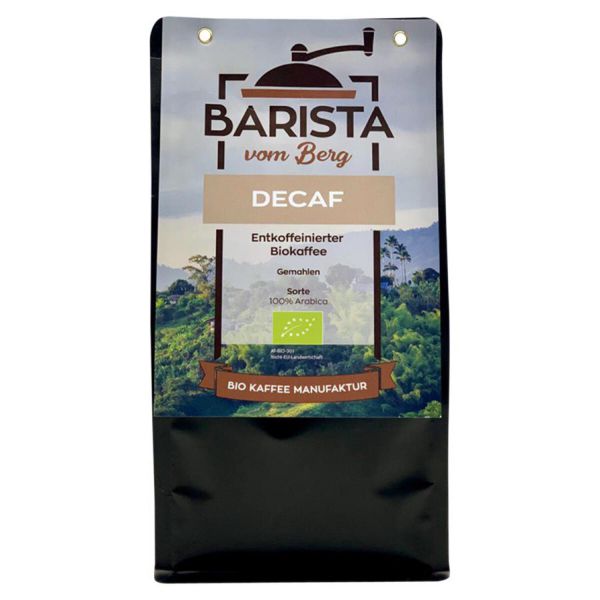 Decaf - entkoffeinierter Kaffee gemahlen 500 g