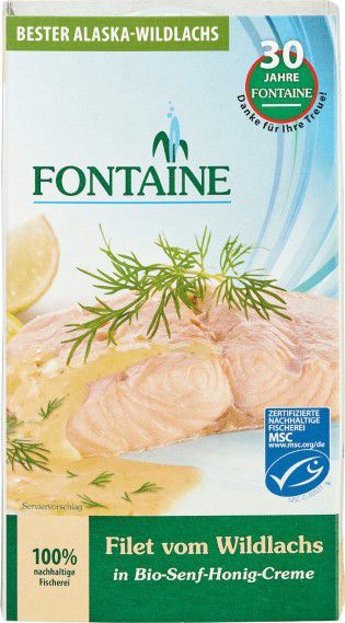 Wildlachs-Filet Senf-Honig