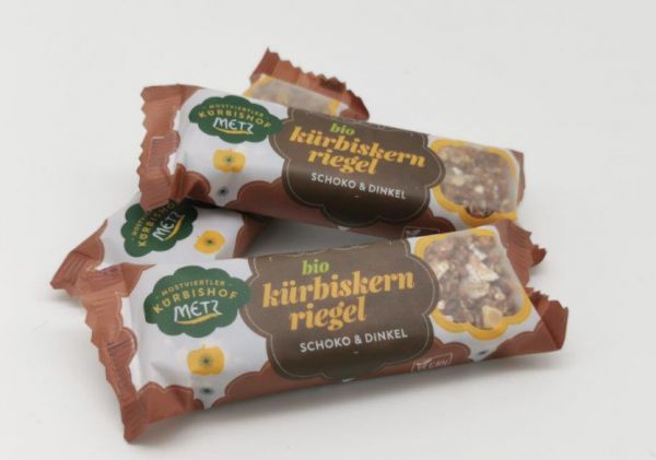 Kürbiskern-Müsliriegel Schoko-Dinkel