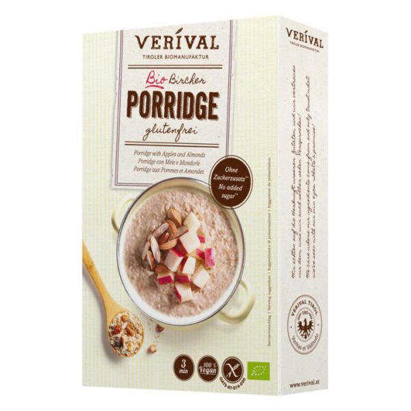 Porridge Bircher (von Verival) glutenfrei!