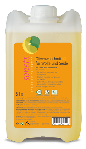 Oliven Waschmittel Wolle + Seide