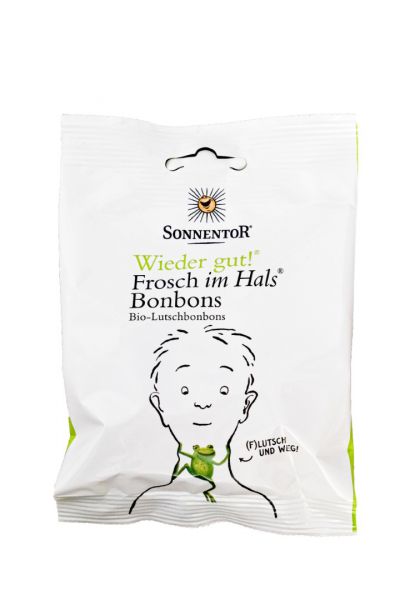 Frosch im Hals-Zuckerl