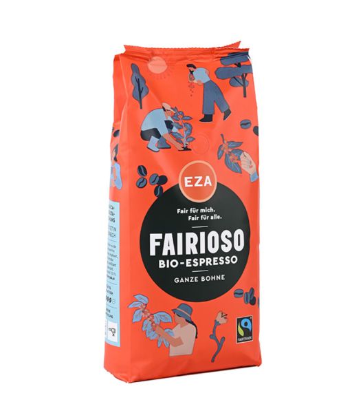 Kaffee Fairioso Espresso ganze Bohne