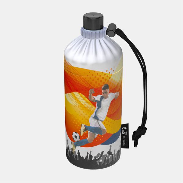 Trinkflasche 0,4 l Fußball