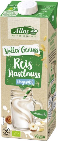 Reis Haselnuss Drink (ungesüßt)