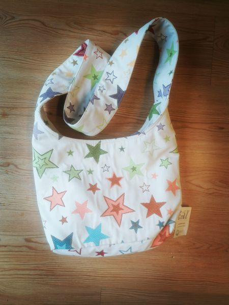 Tasche ZipBag Sterne bunt