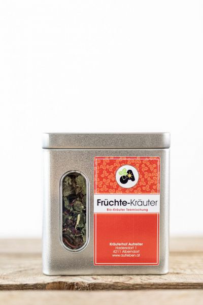 Teedose Früchte-Kräutermischung