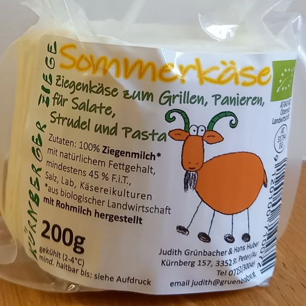 Sommerkäse nach Feta Art - Ziegenkäse -