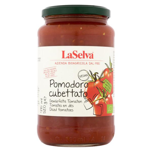 Tomaten gewürfelt - Pomodoro cubettato