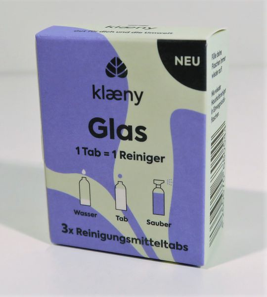 Klæny Glasreiniger - 2 zum Preis von 1 - 6 Tabs