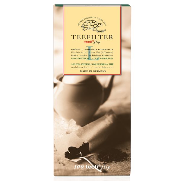 Teefilter teeli Gr. L - 100 Stk.
