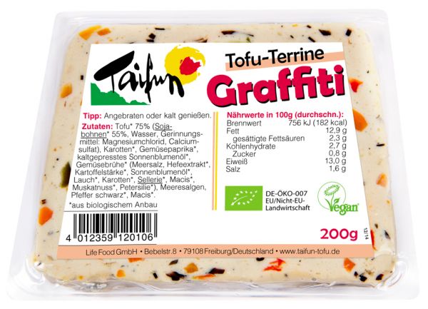 Tofu Terrine Graffiti