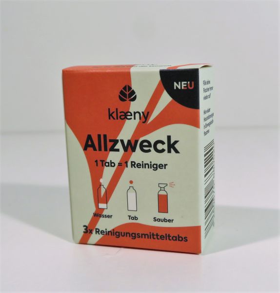 Klæny Allzweckreiniger - 2 zum Preis von 1 - 6 Tabs