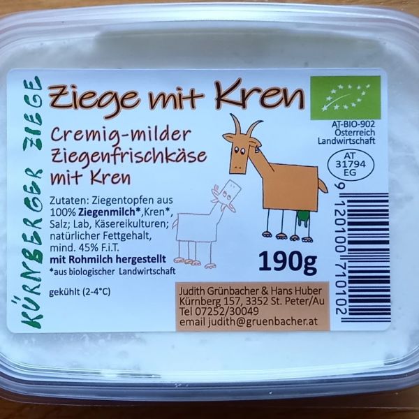 Ziegentopfen - mit Kren