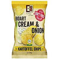 Kartoffelchips Cream & Onion (Sauerrahm & Zwiebel) - Soft-Fried