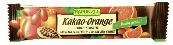 Fruchtschnitte Kakao-Orange