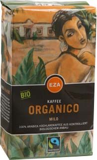 Kaffee Organico mild, gemahlen 500g
