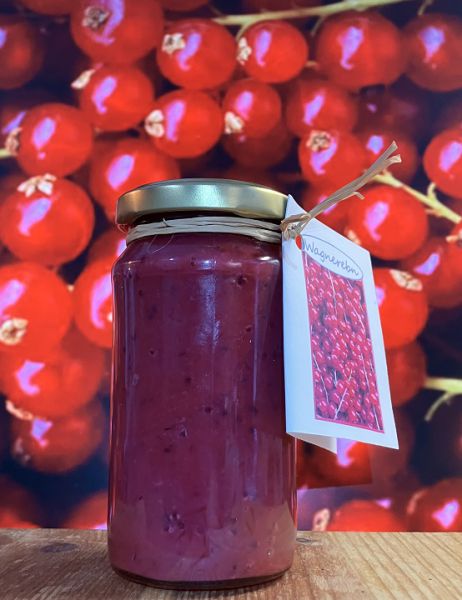 Rote Ribisel-Fruchtaufstrich (+ Pfand € 0,50)
