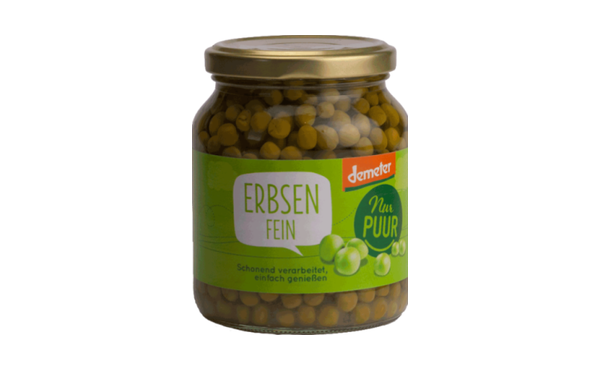 Erbsen fein