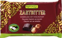 Schokolade Zartbitter 60 % mit Haselnüssen Schokolade Zartbitter 60 % mit Haselnüssen